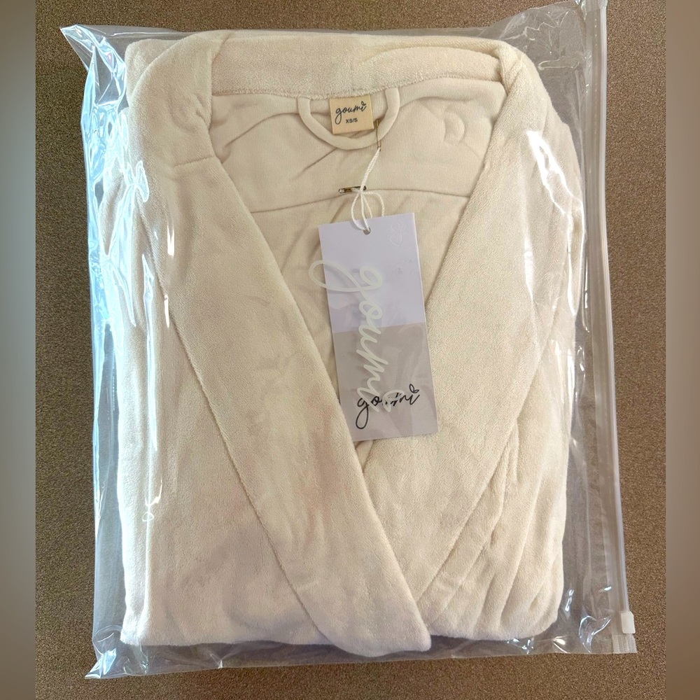 Goumi Bamboo & Organic Cotton blend Terry Mom Robe - NWT/NIP - Picture 7 of 7